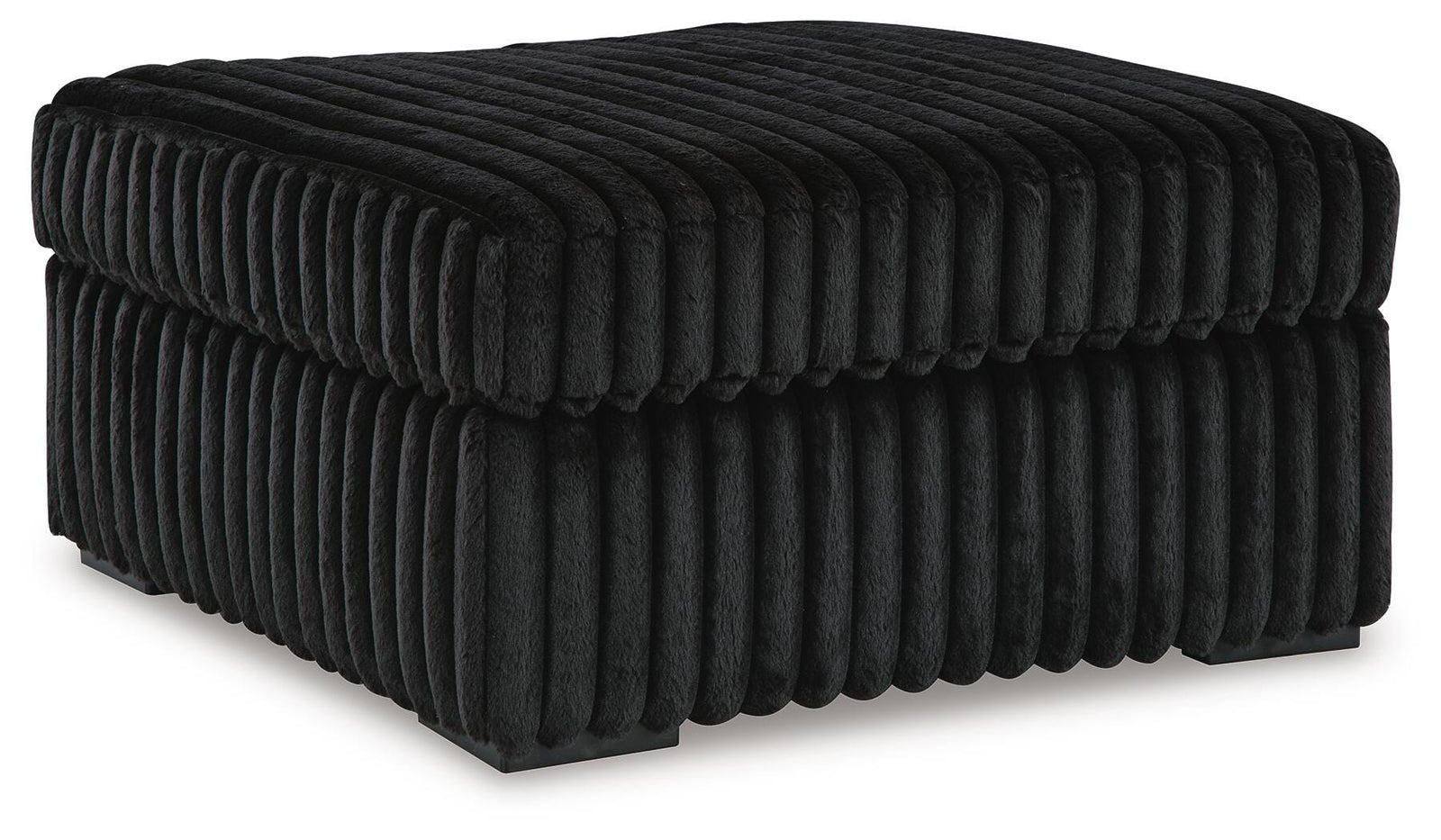 Midnight-Madness 2-Piece Sectional and Ottoman (98103-SI) - Image 3