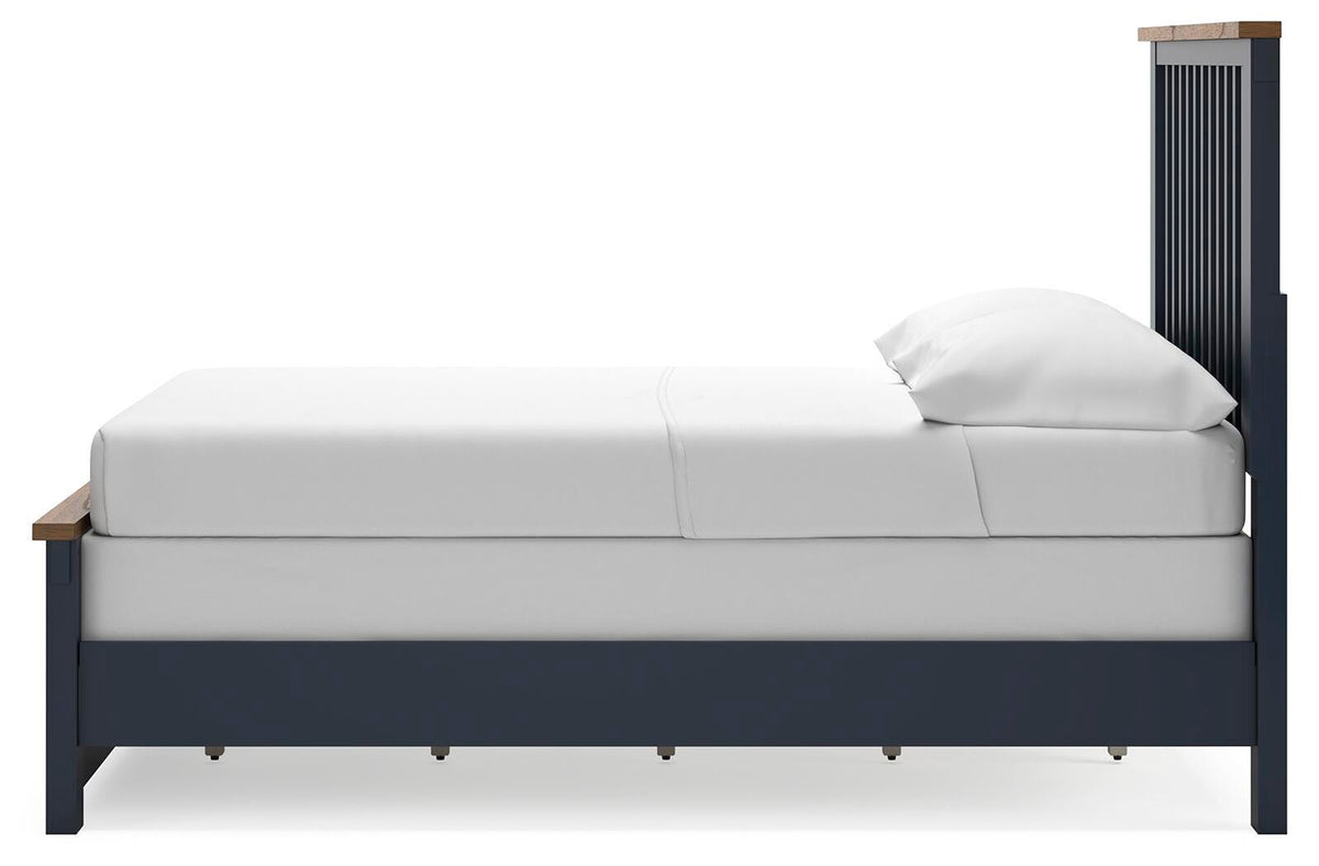 Landocken Panel Bed (Youth) - Brown/Blue  (B414-SI) - Image 6