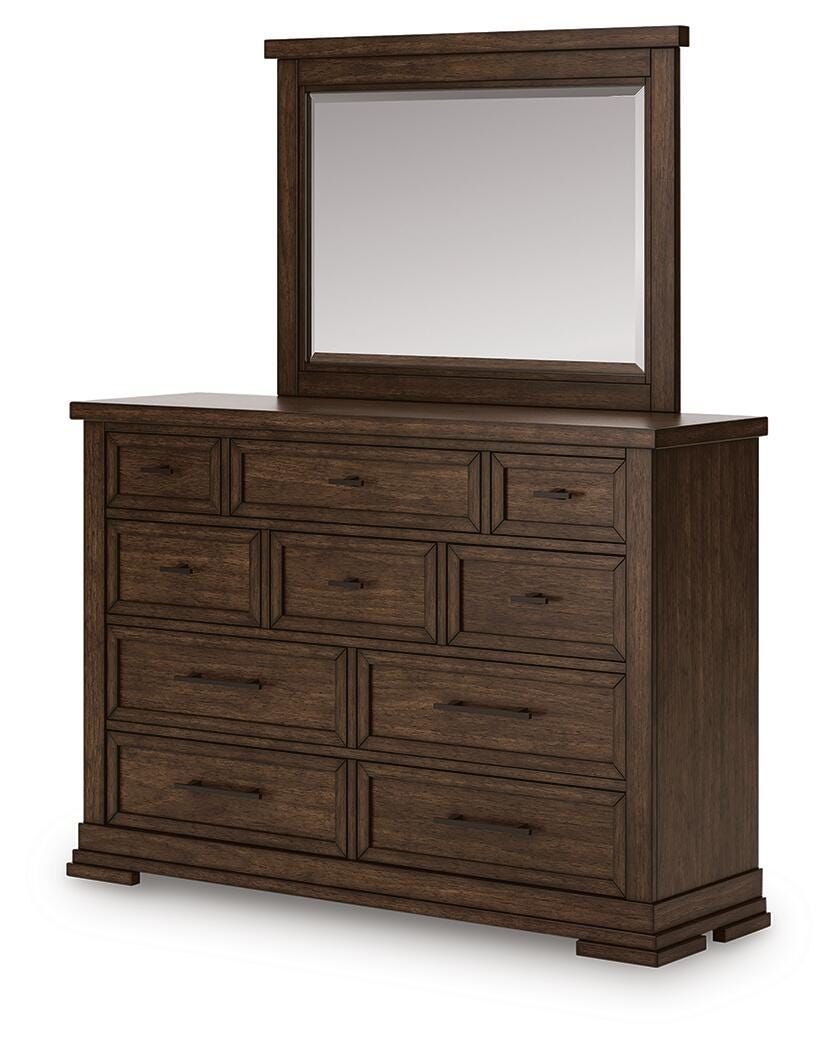 Taffenbrook Panel Storage Bed, Dresser and Mirror (B849-SI) - Image 8