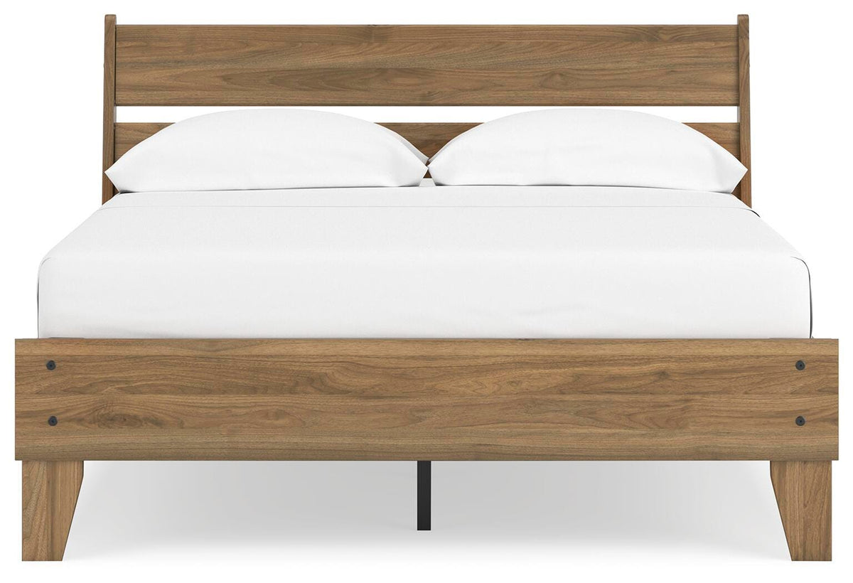 Deanlow Platform Panel Bed (Youth) - Honey  (EB1866-SI) - Image 4