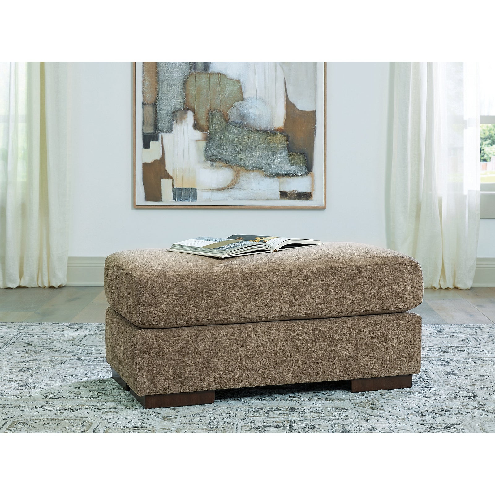 Jayne Park Ottoman (PC81505-SI) - Image 2