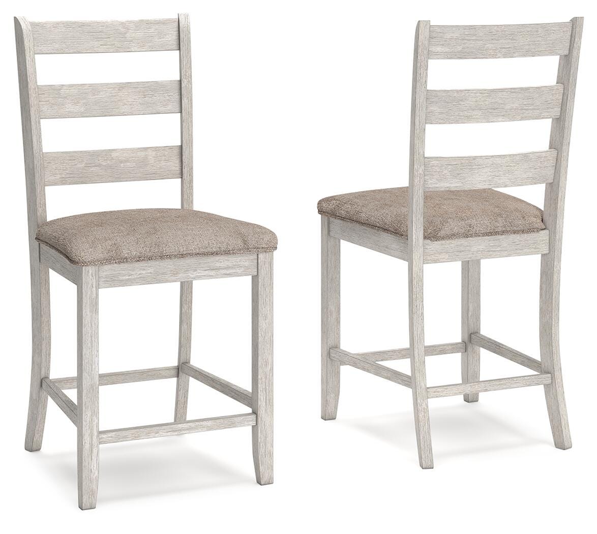 Skempton Counter Height Bar Stool (Set of 2) (D394-SI)