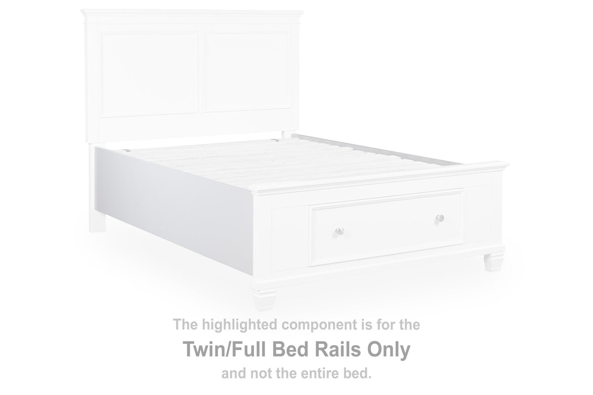 Fortman Bed Rails (Youth) - White  (B680-SI)