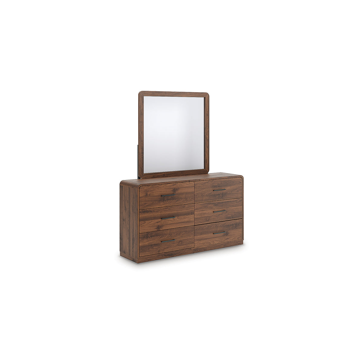 Fortlorn Queen Panel Bed, Dresser, Mirror and Nightstand (PCB386-SI) - Image 3