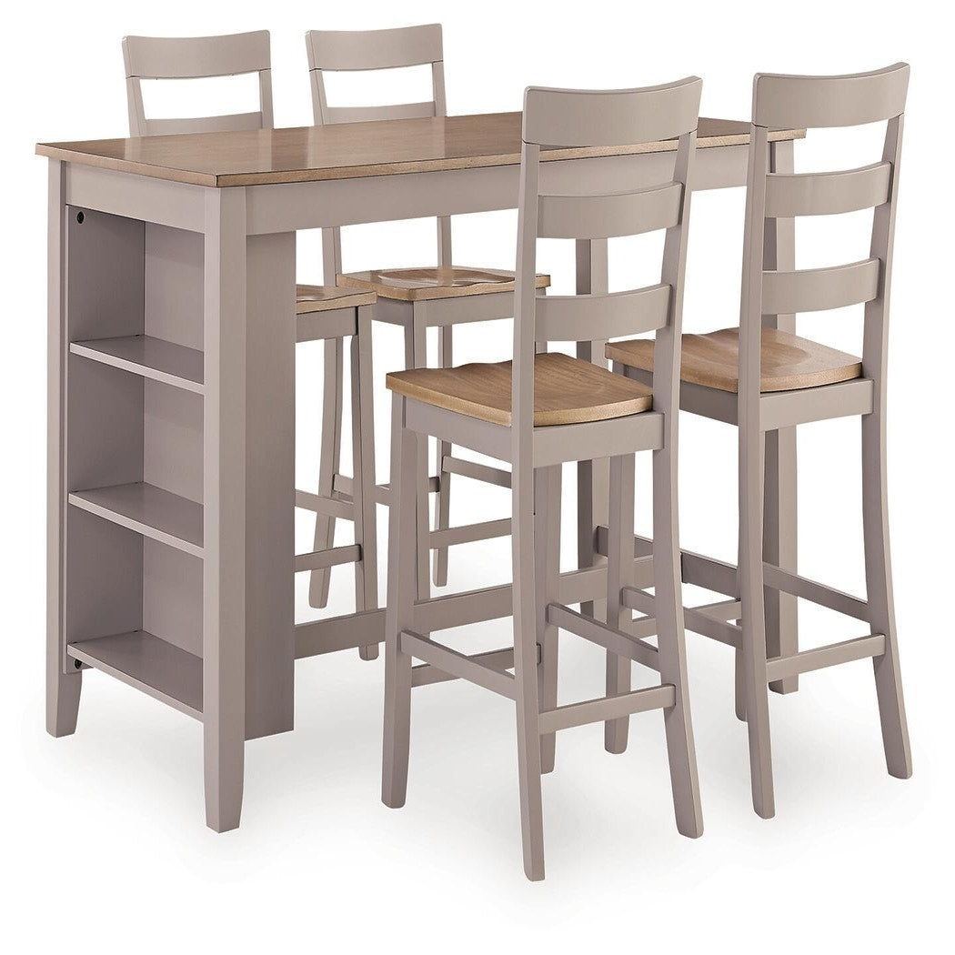 Harperfeld Dining Table and 4 (PCD403-SI)