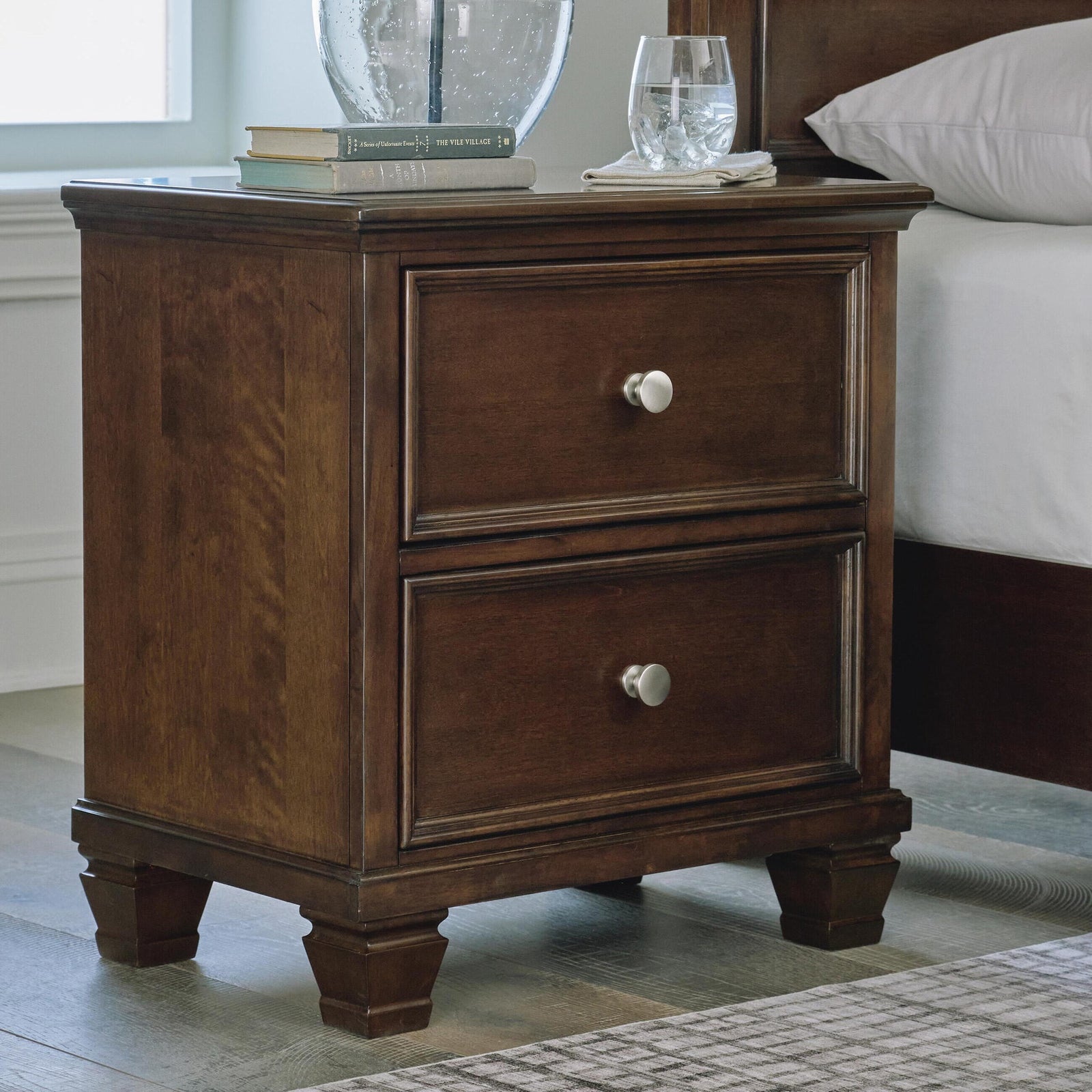 Danabrin Nightstand - Brown  (B685-SI) - Image 9