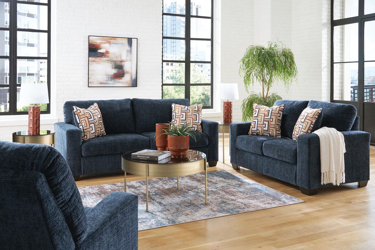 Aviemore Loveseat and Recliner (24303-SI)