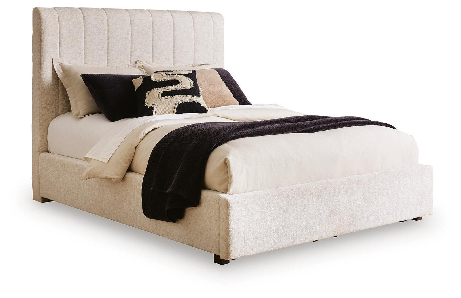 Brizmore Queen Upholstered Storage Bed (PCB2611-SI)