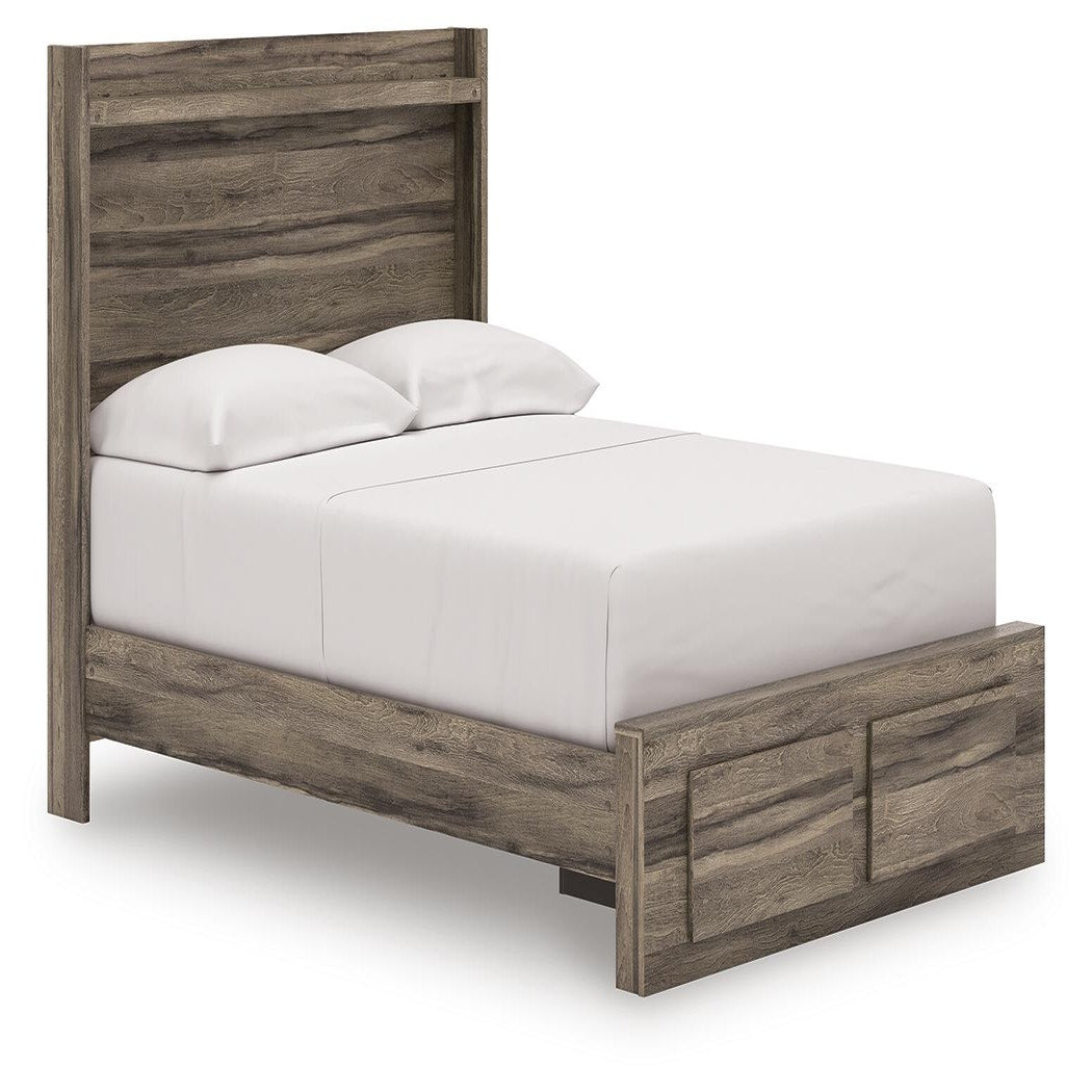 Elbrim Full Panel Storage Bed, Dresser, Mirror and 2 Nightstands (PCB2005-SI) - Image 10