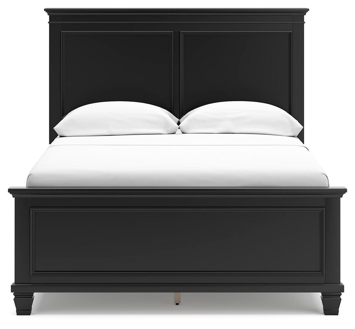 Lanolee Panel Bed, Dresser and Mirror - Black  (B687-SI) - Image 7