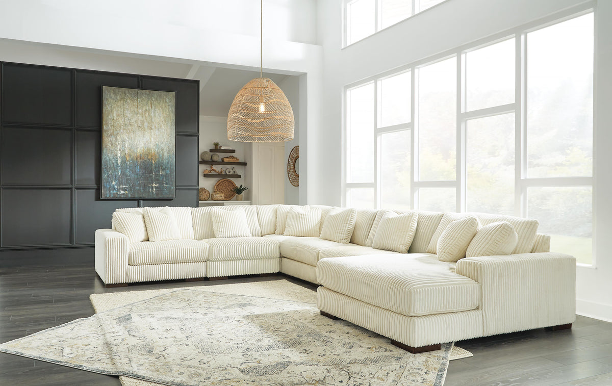 Lindyn 6-Piece Sectional with Chaise (21104-SI) - Image 4