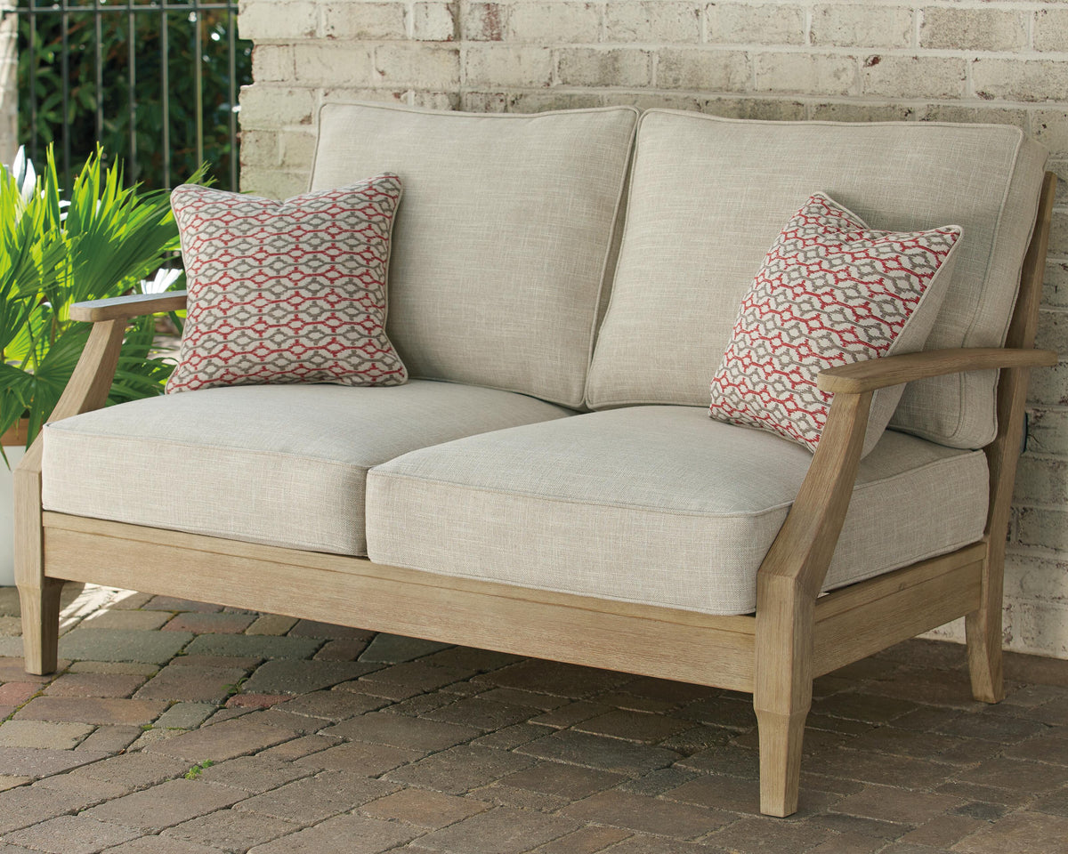 Clare View Right-Arm/Left-Arm Loveseat (P801-SI) - Image 2