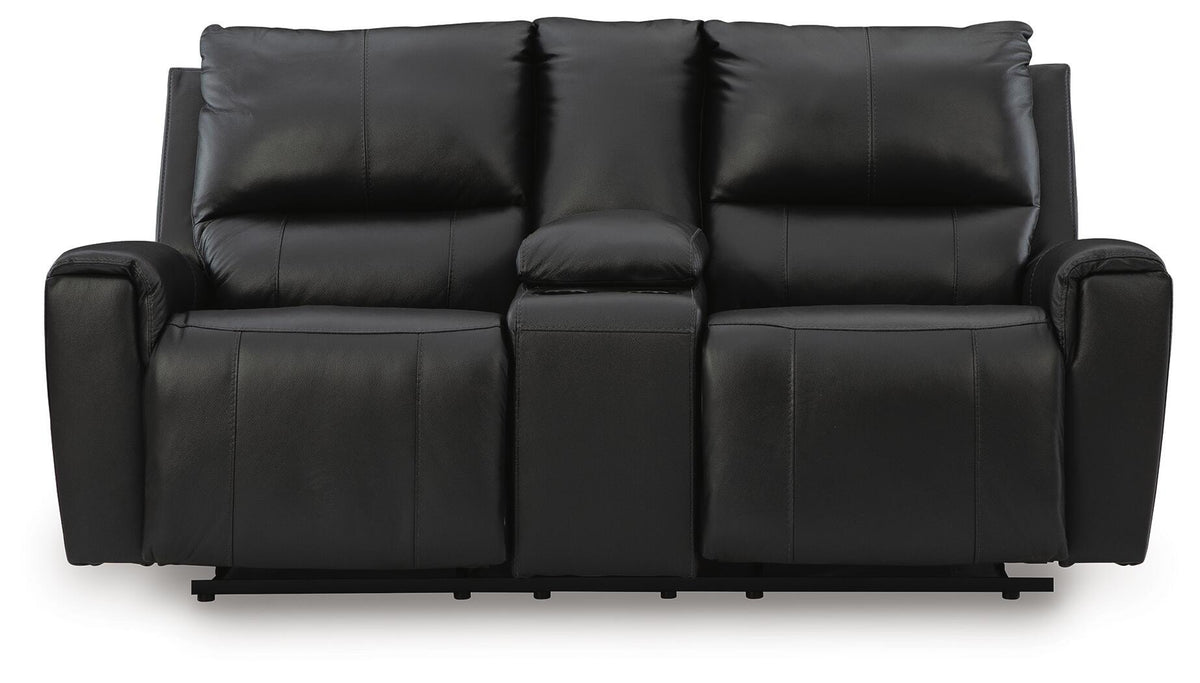 Glossmore Reclining Loveseat with Console (PCU11700-SI) - Image 7