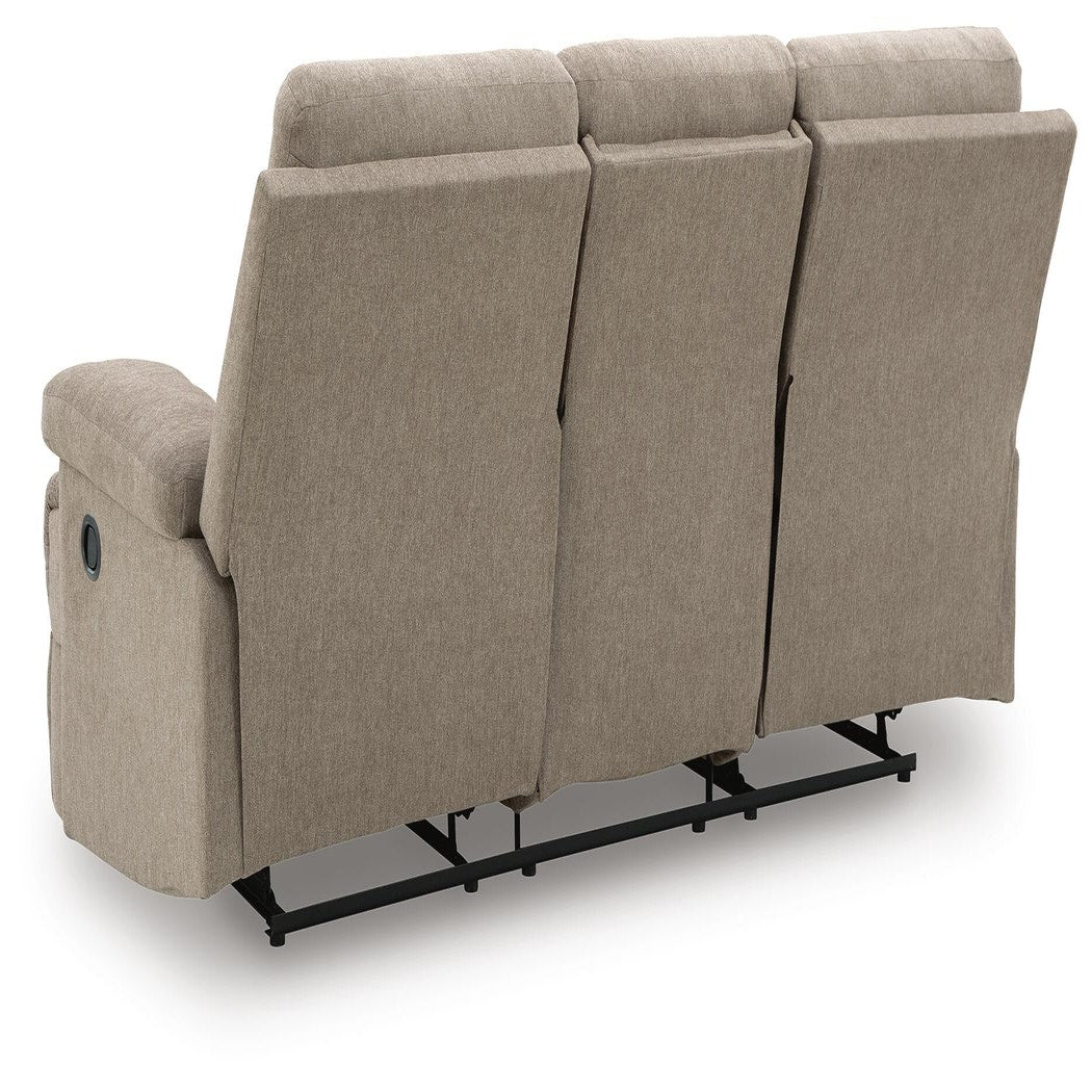 Side-Swipe Reclining Sofa with Drop Down Table (PC91405-SI) - Image 13