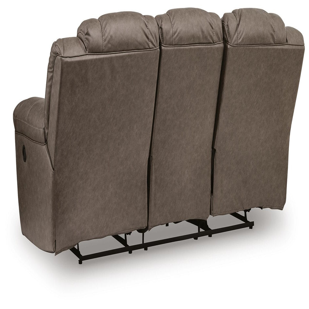 Lowilla Reclining Loveseat with Console (PC64506-SI) - Image 16