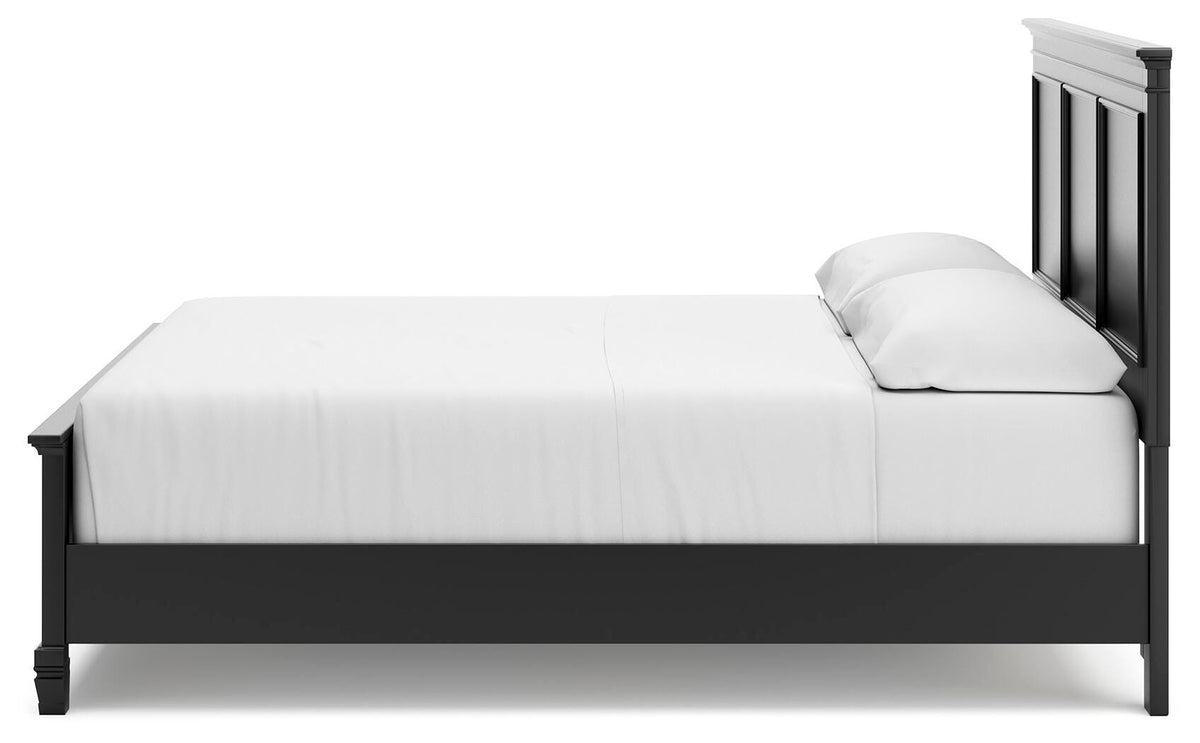 Lanolee Panel Bed - Black  (B687-SI) - Image 6