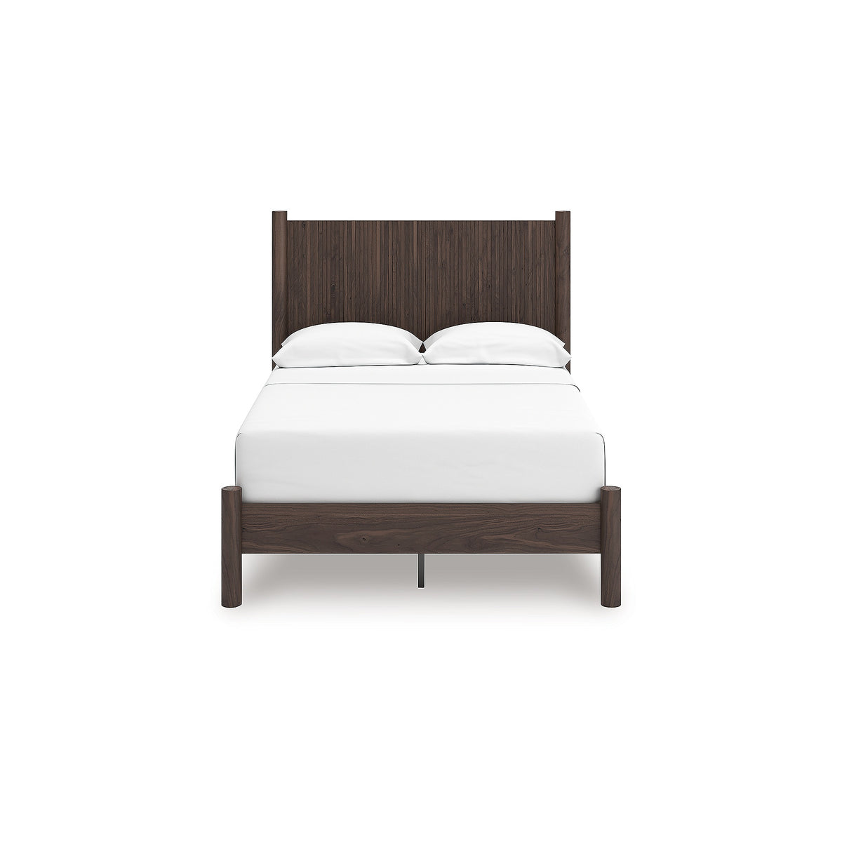 Pamytta Full Panel Platform Bed, Dresser and Mirror (PCB2614-SI) - Image 2
