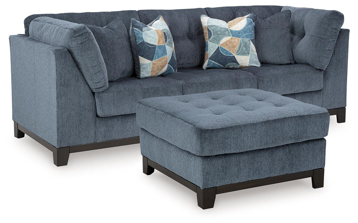 Maxon Place Sofa and Oversized Accent Ottoman (33003-SI)