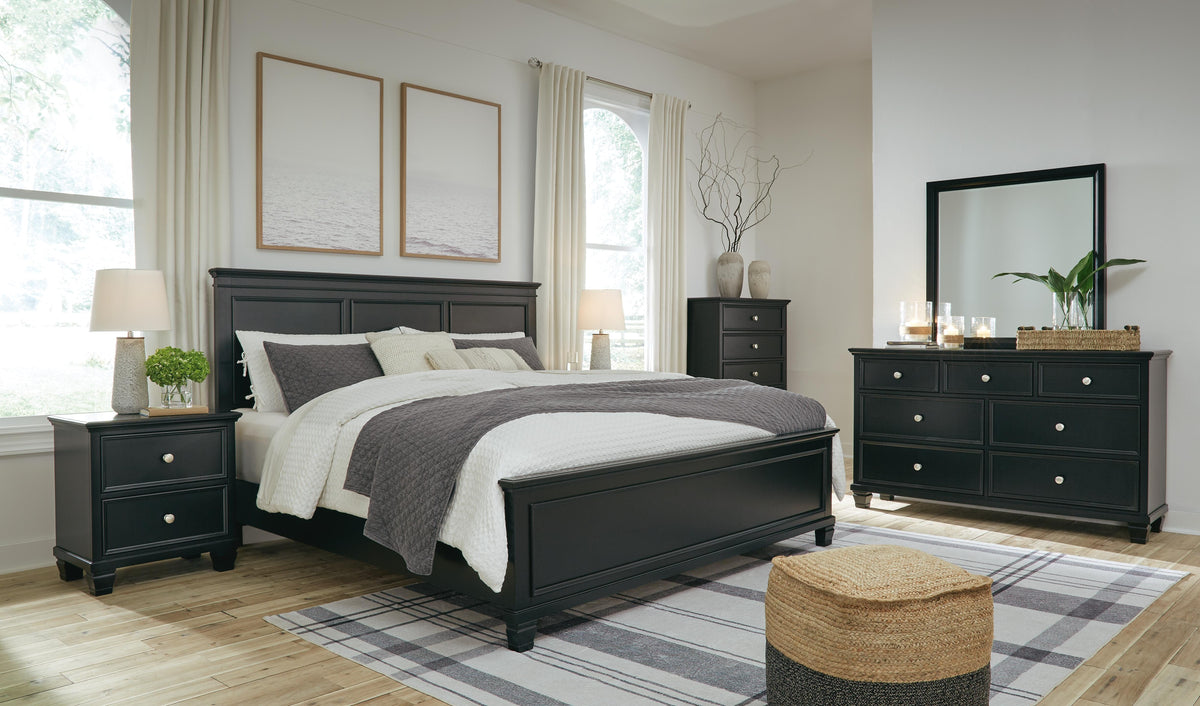 Lanolee Panel Rails - Black  (B687-SI)