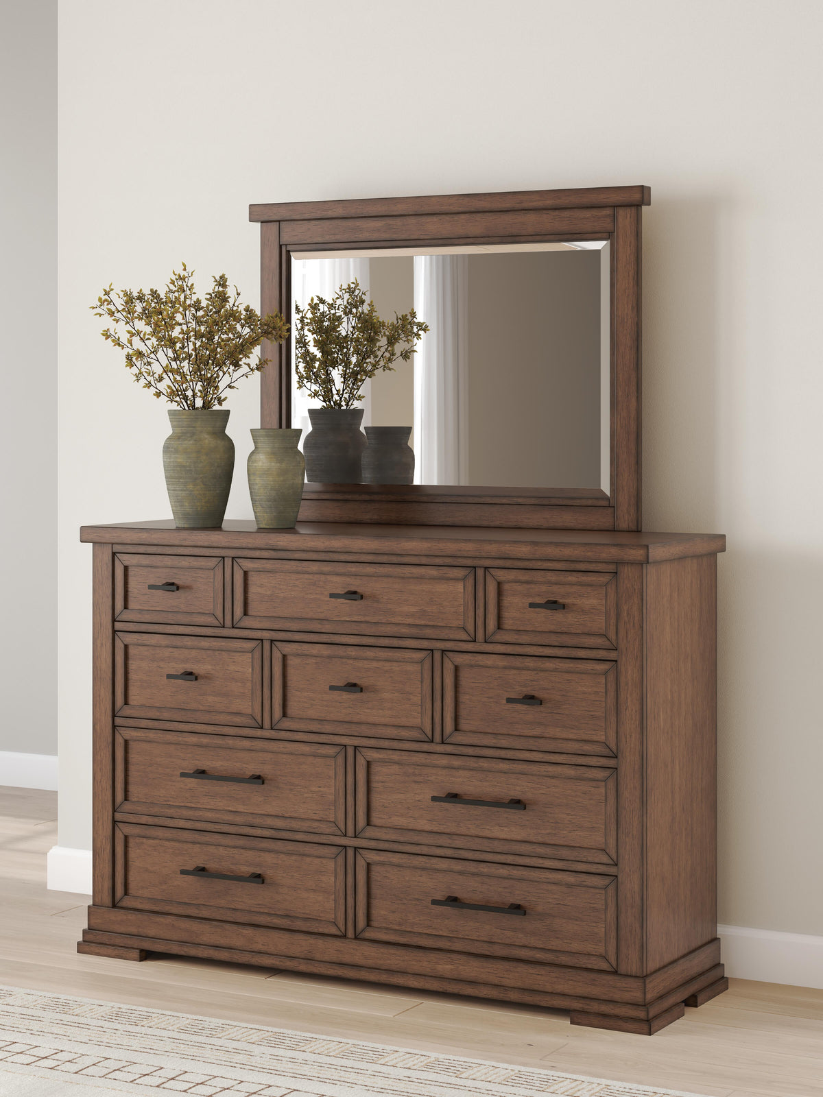 Taffenbrook Panel Storage Bed, Dresser and Mirror (B849-SI) - Image 16