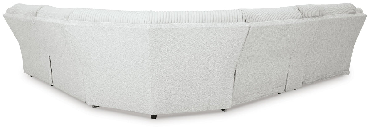 Top Tier 6-Piece Reclining Sectional with Chaise (92706-SI) - Image 3