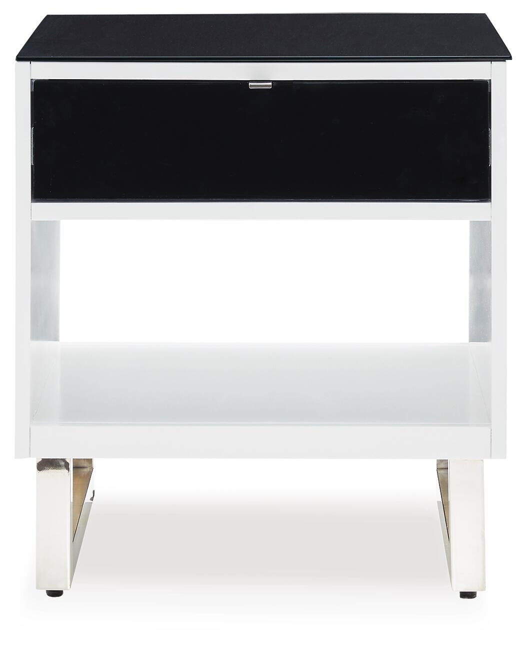 Gardoni End Table - White/Black  (T756-SI) - Image 3