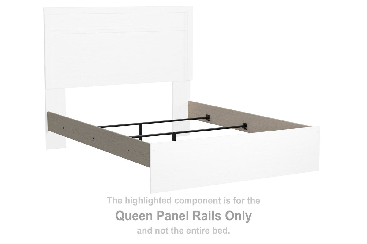 Stelsie Panel Rails - White  (B2588-SI) - Image 2