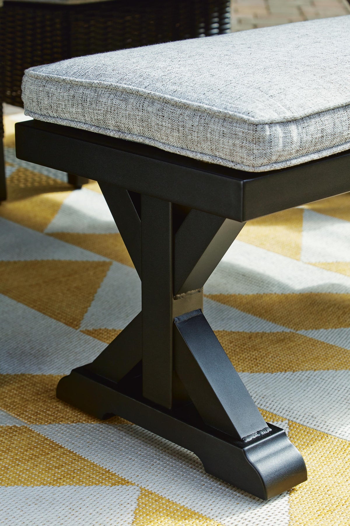 Beachcroft Outdoor Dining Table, 4 Chairs and Bench (P792-SI) - Image 30