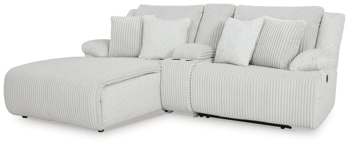 Top Tier 3-Piece Reclining Sectional Sofa with Chaise (92706-SI)
