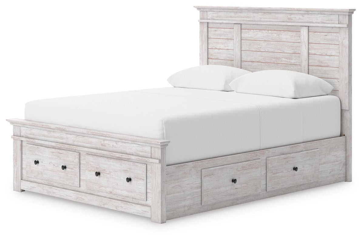 Makidern Queen Panel Storage Bed (PCB1171-SI) - Image 2