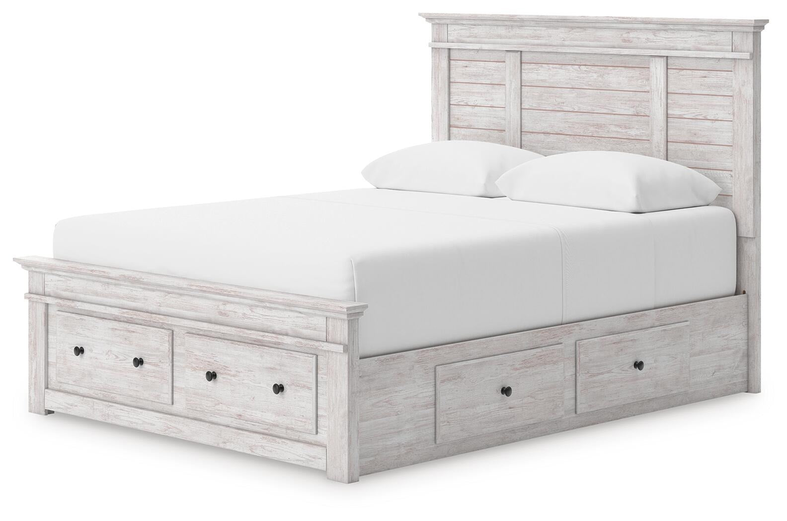Makidern Queen Panel Storage Bed (PCB1171-SI) - Image 2