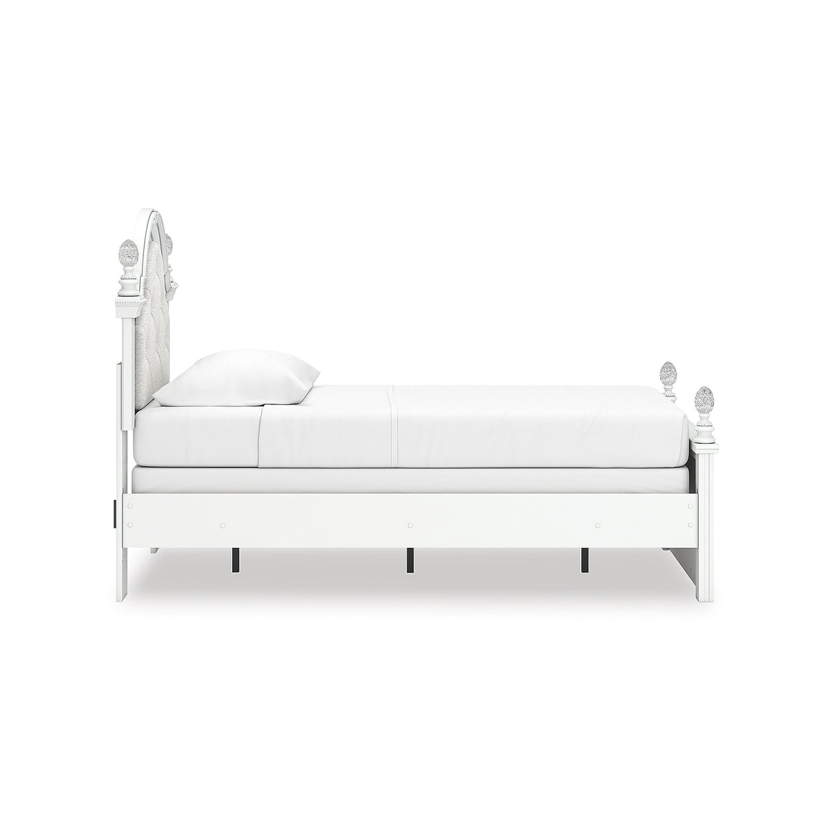 Kozlani Twin Upholstered Panel Bed, Dresser and Mirror (PCB1819-SI) - Image 4