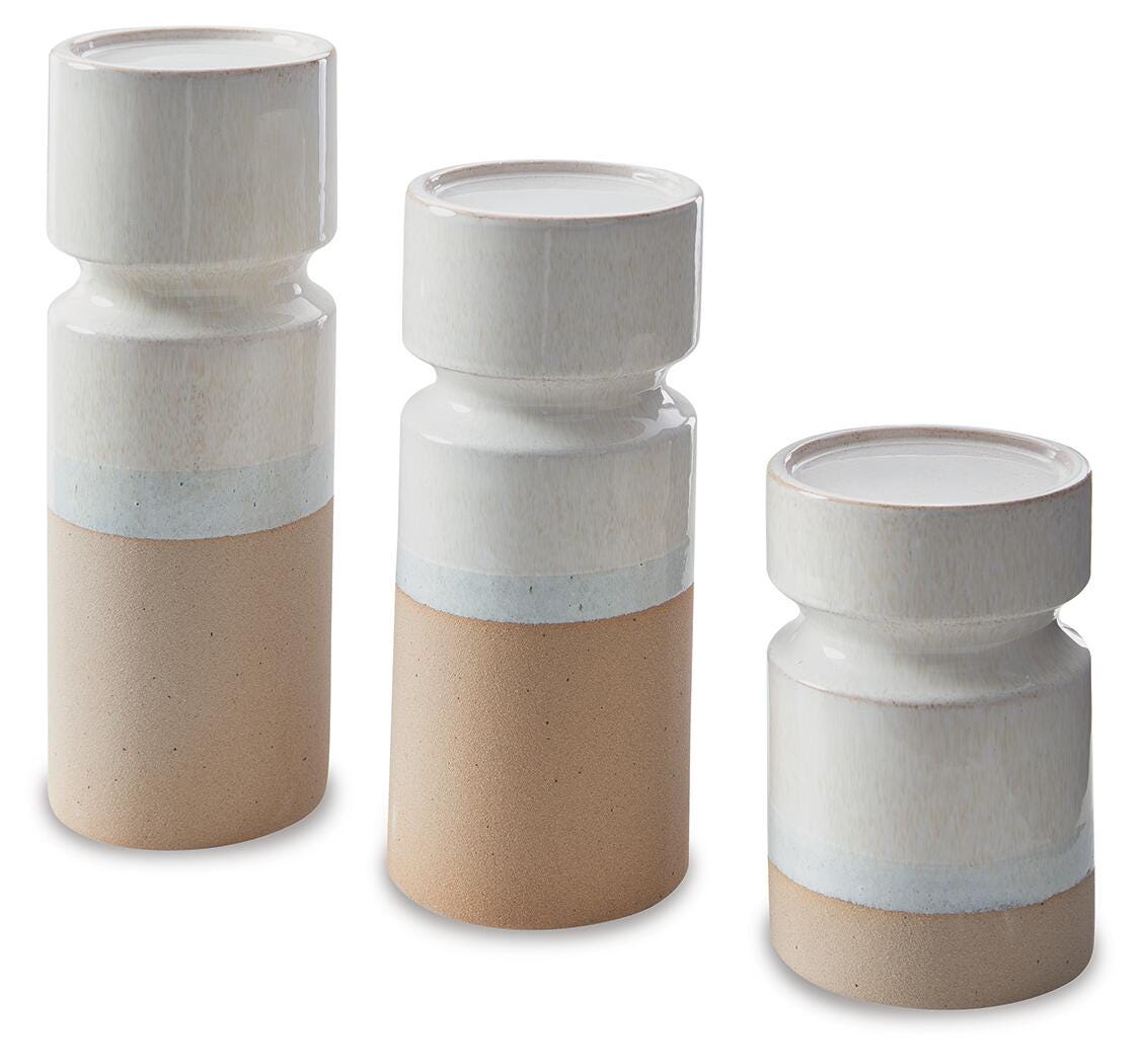 Hurston Candle Holder (Set of 3) (A2000583-SI)