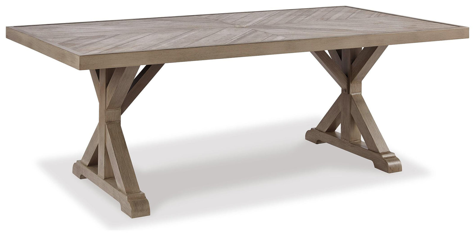 Beachcroft Outdoor Dining Table with 4 Chairs and Bench (P791-SI) - Image 2
