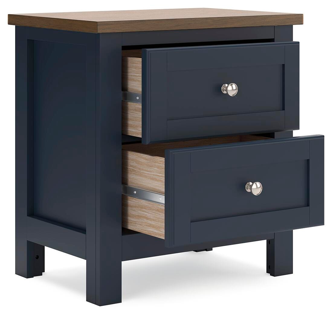 Landocken Panel Bed, Dresser, Mirror and Nightstand (B414-SI) - Image 17
