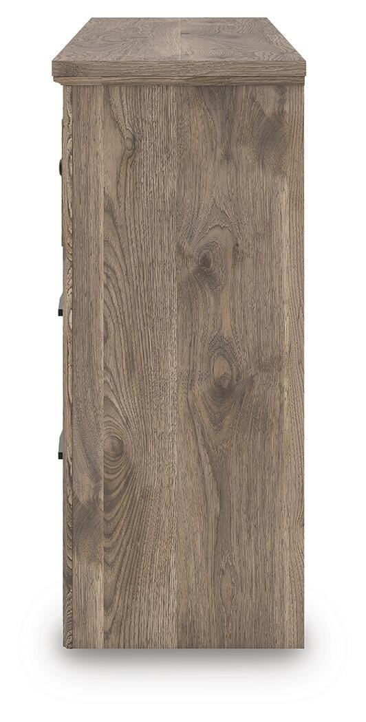 Rusticott Queen Poster Bed, Dresser and Nightstand (PCB2260-SI) - Image 7