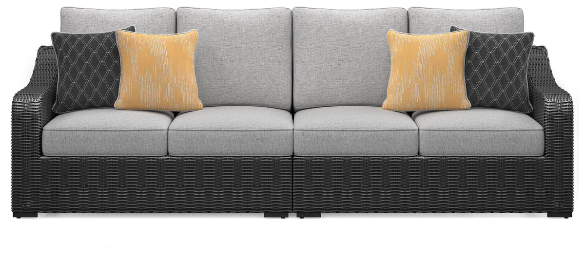 Beachcroft 2-Piece Outdoor Loveseat with Cushion (P792-SI) - Image 9