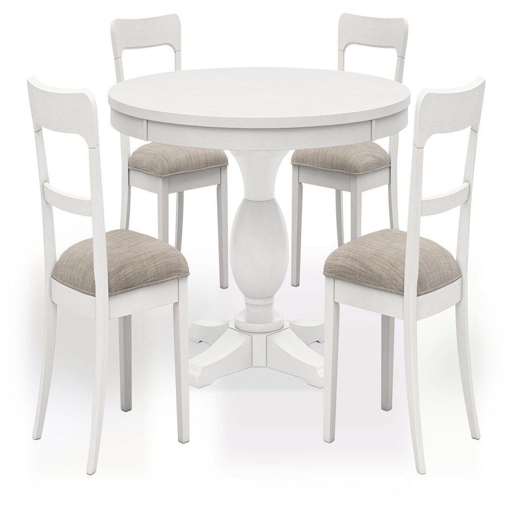 Greddinton Dining Table and 4 Chairs (PCD824-SI)