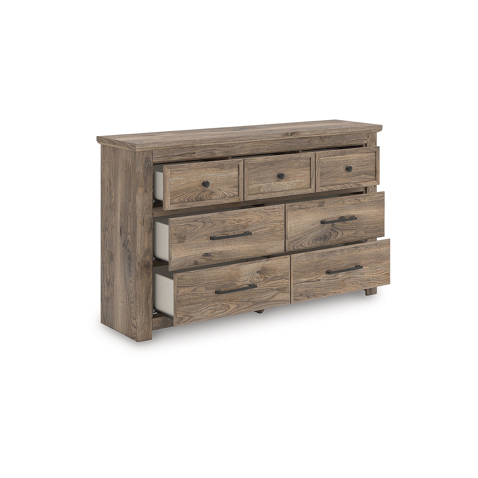 Rusticott Queen Poster Bed, Dresser and Nightstand (PCB2260-SI) - Image 4