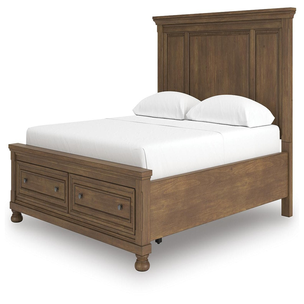 Feddinger California King Panel Storage Bed, Dresser and Nightstand (PCB779-SI) - Image 16