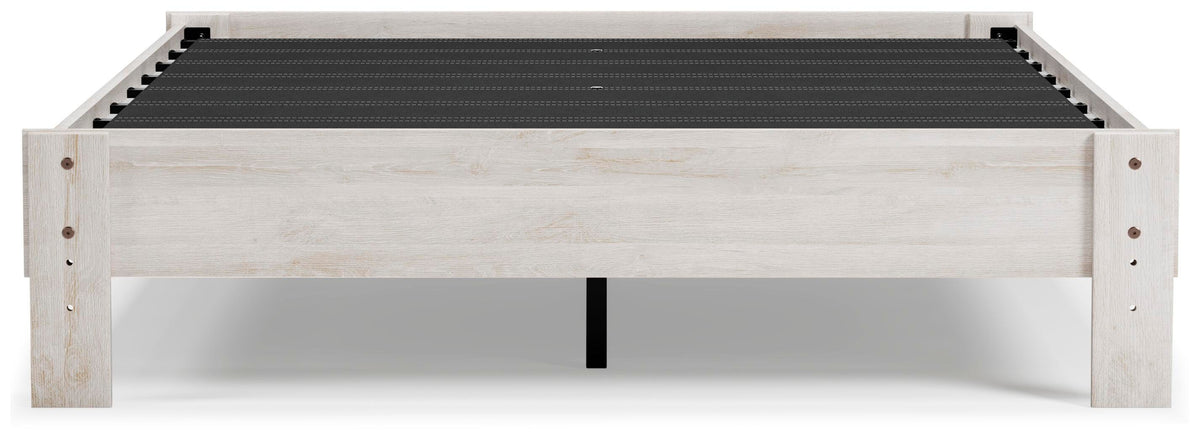 Shawburn Platform Bed - Whitewash  (EB4121-SI) - Image 10