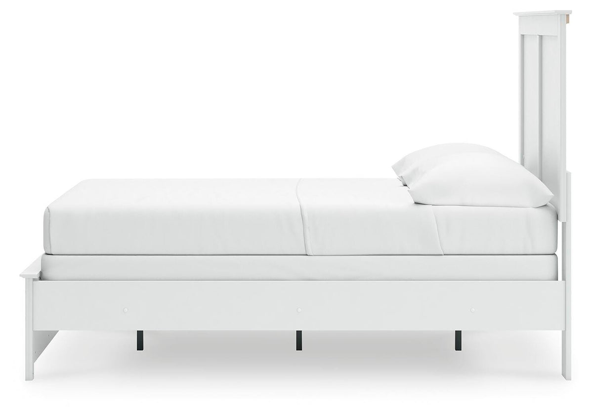 Bostwick Shoals Panel Bed, Dresser, Mirror, Chest, and 2 Nightstands - White  (B139-SI) - Image 14