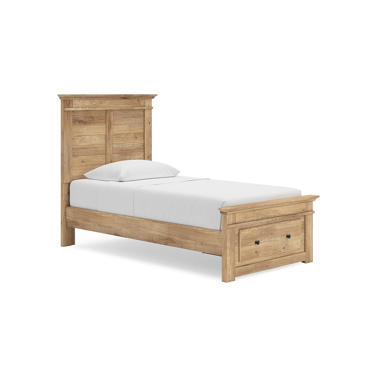 Makidern Twin Panel Storage Bed, Dresser and Mirror (PCB1170-SI) - Image 10