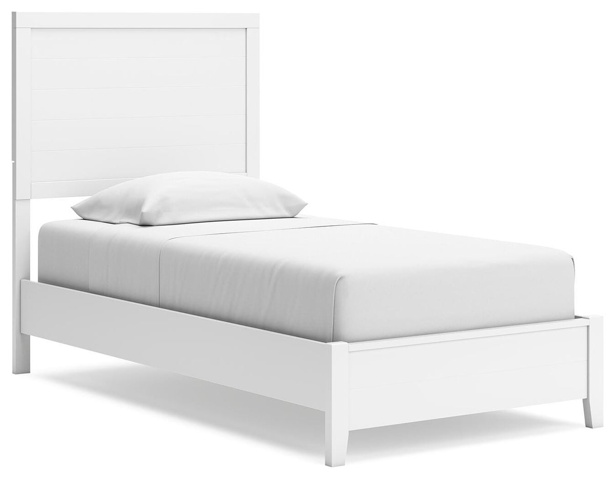Binterglen Panel Bed, Dresser and Mirror - White  (B427-SI) - Image 7