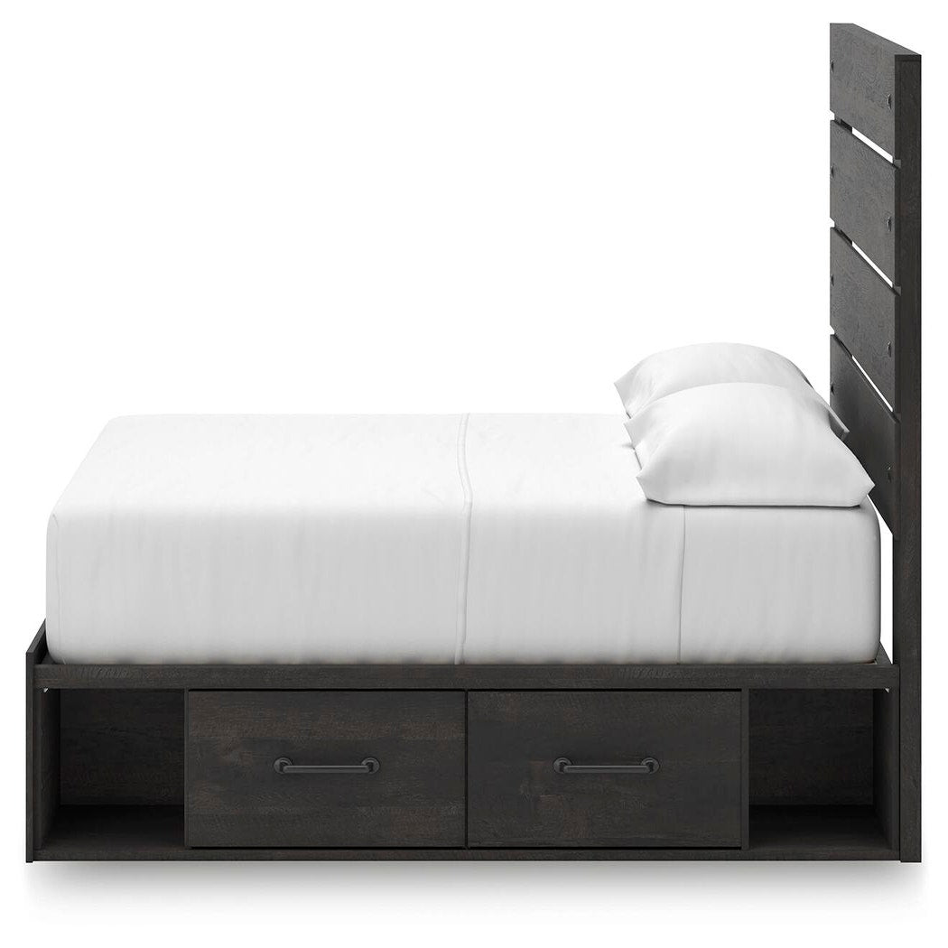 Hollivern Full Panel Bed with Storage (PCB2108-SI) - Image 7