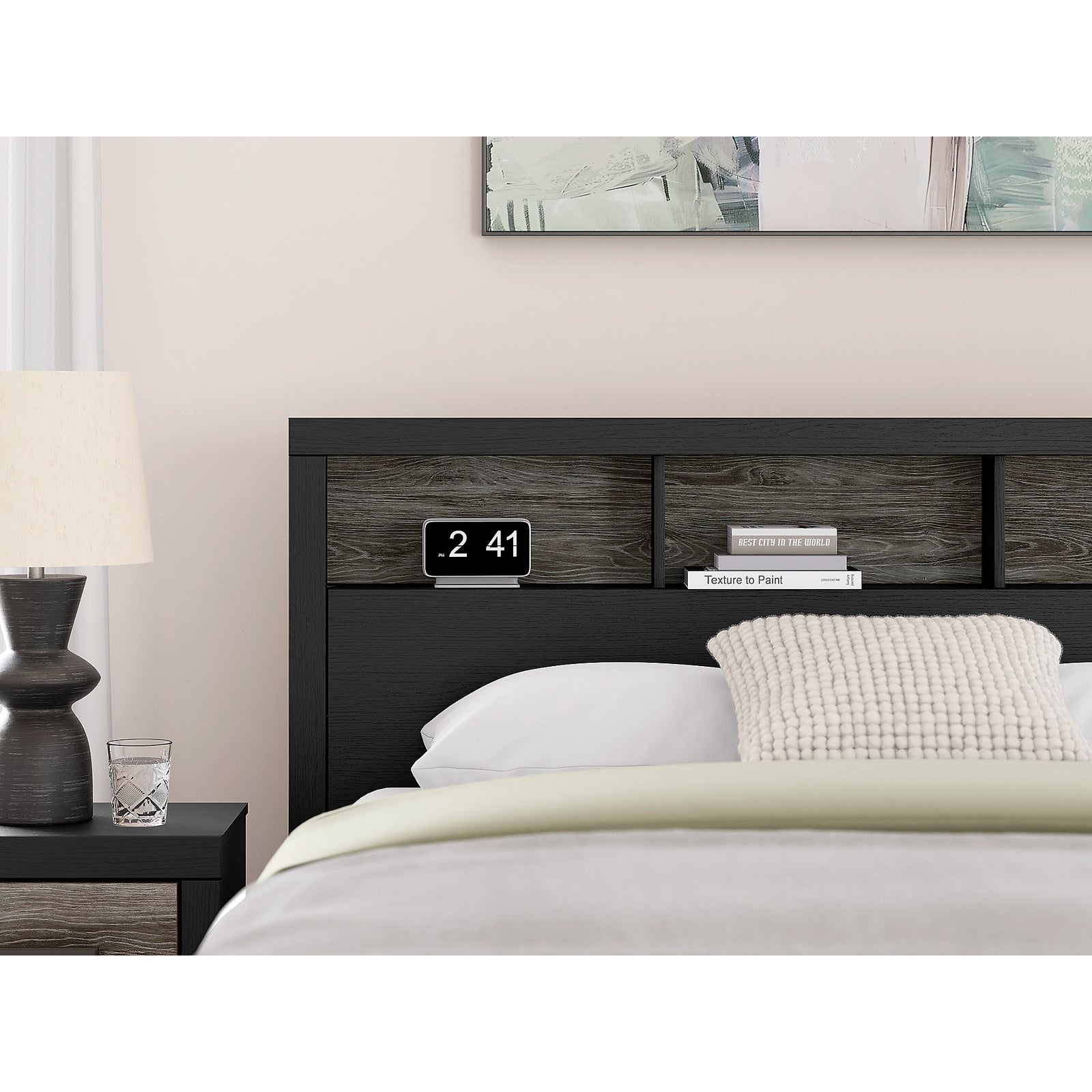 Broachmyn Full Bookcase Bed, Dresser and Mirror (PCB1118-SI) - Image 18