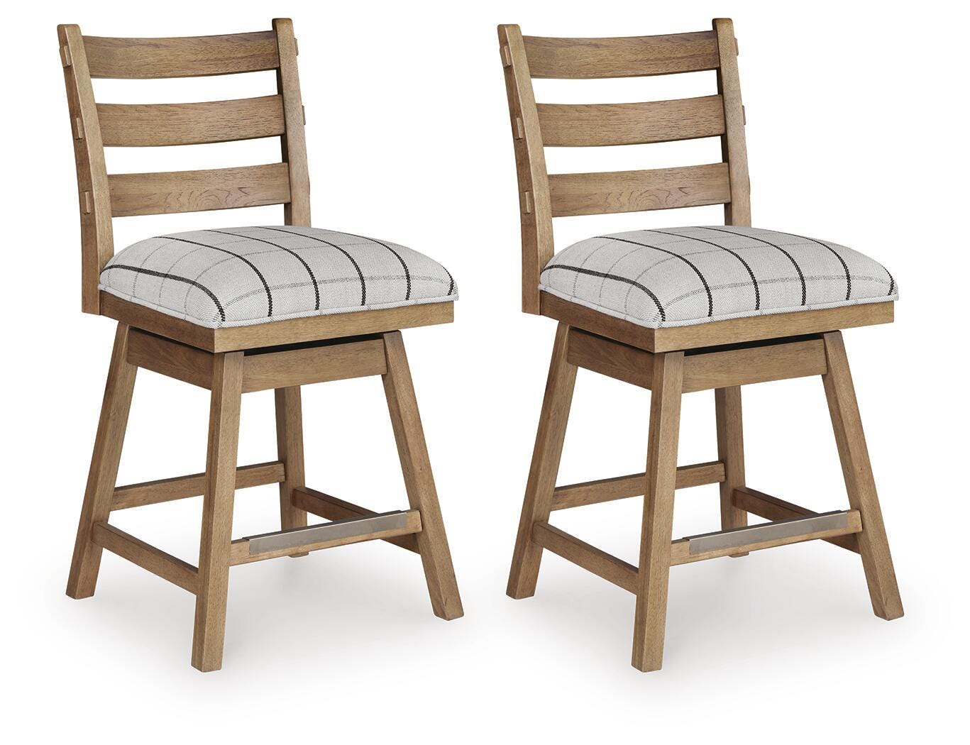Ridgester Counter Height Barstool (Set of 2) (D858-SI) - Image 2