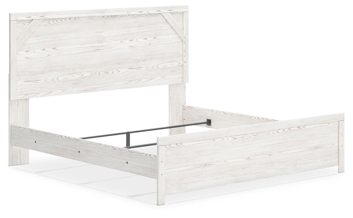 Gerridan Panel Bed, Dresser and 2 Nightstands - White/Gray  (B1190-SI) - Image 10