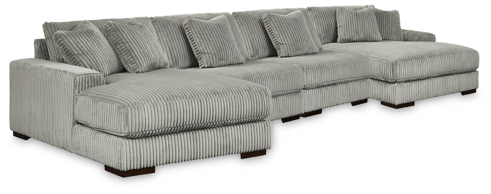 Lindyn 4-Piece Sectional with Double Chaise (21105-SI)