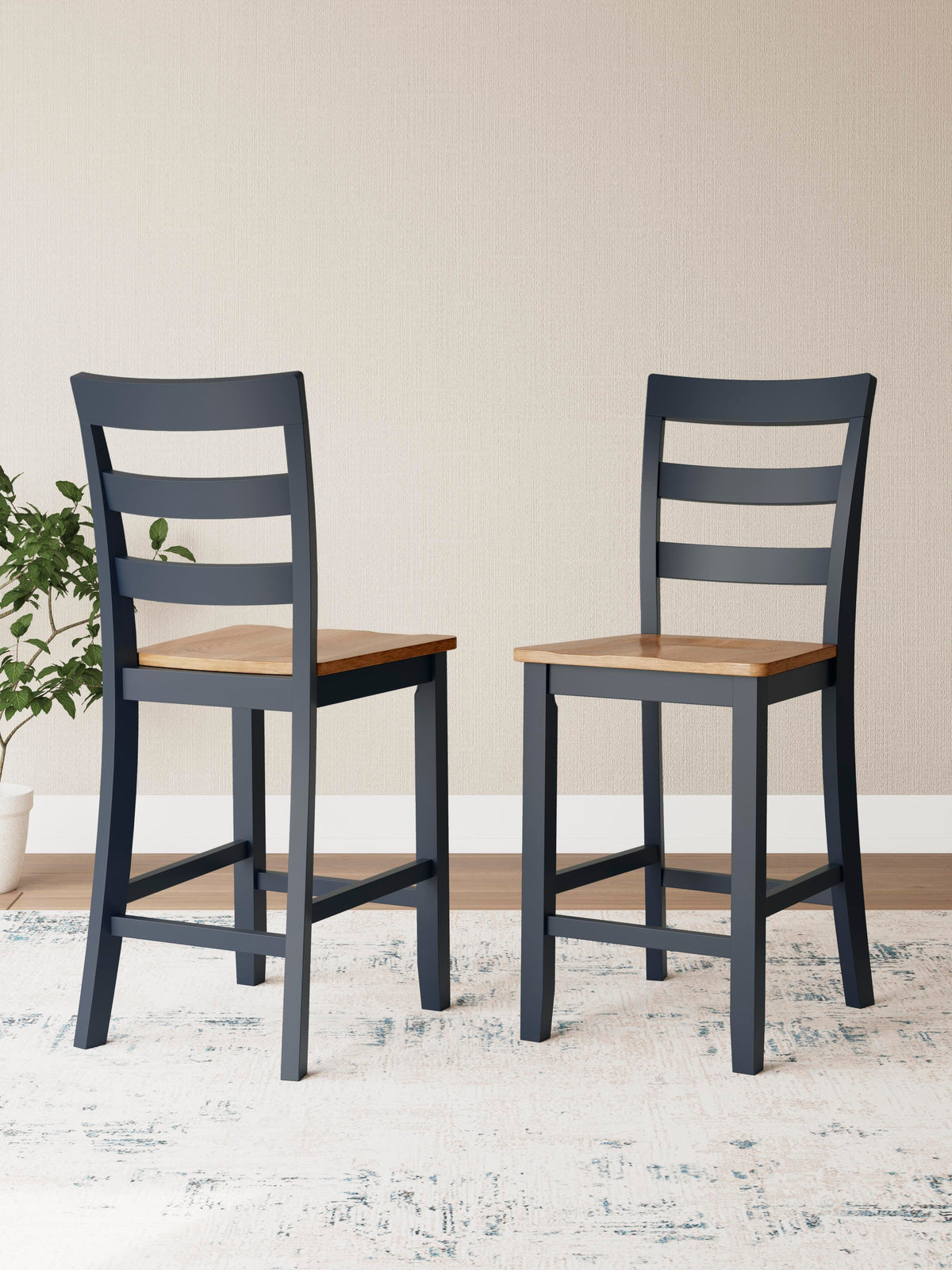 Gesthaven Counter Height Barstool (Set of 2) (D399-SI) - Image 9